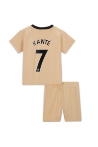 Fotbalové Dres Chelsea Kante #7 Dětské Třetí Oblečení 2022-23 Krátký Rukáv (+ trenýrky)